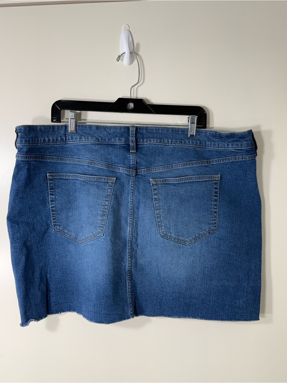 Torrid Blue Denim Mini Skirt Plus Size 20W - Picture 2 of 10
